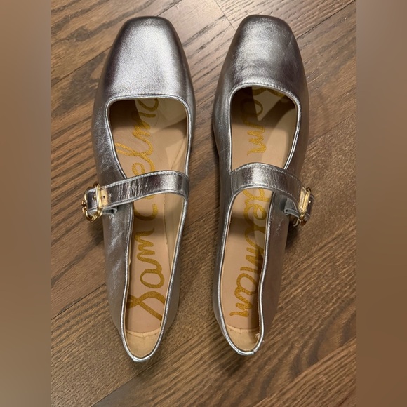 Sam Edelman silver Women's Michaela Mary Jane Flats - Picture 4 of 7
